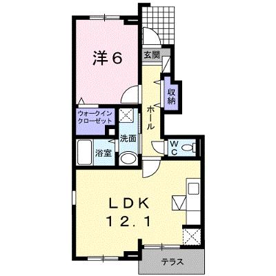 ブリーゼⅡ 102【管理NO：1-016431001-01020】 ★家具家電は申し込み後に搬入しますの外観画像