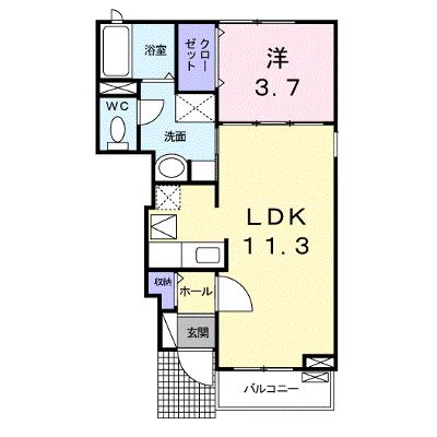 セレノ　パラッツオ 105【管理NO：1-016364301-01040】 ★家具家電は申し込み後に搬入します 2026年10月中旬入居可能の外観画像