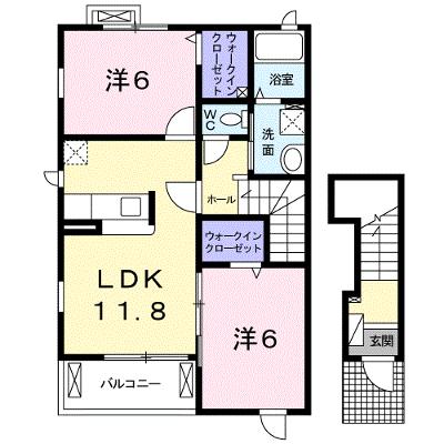 プリート 201【管理NO：1-015250901-02010】 ★家具家電は申し込み後に搬入します★の外観画像