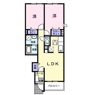 ブローテ　Β 102【管理NO：1-015109602-01020】 ★家具家電は申し込み後に搬入しますの外観画像