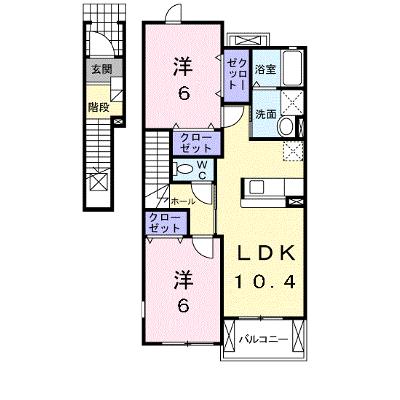 アバンツァート 206【管理NO：1-014095901-02050】 ★家具家電は申し込み後に搬入しますの外観画像