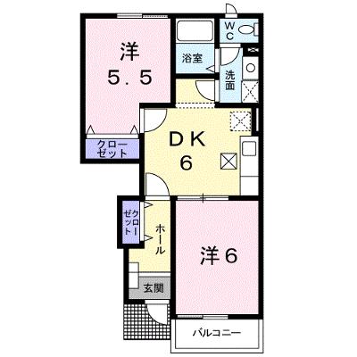 ハイツ陽気Ｂ 102【管理NO：1-011745902-01020】 ★家具家電は申し込み後に搬入します★の外観画像