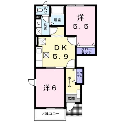 ＣＡＲＮＡ　Ⅱ 101【管理NO：1-011697101-01010】 ★家具家電は申し込み後に搬入しますの外観画像