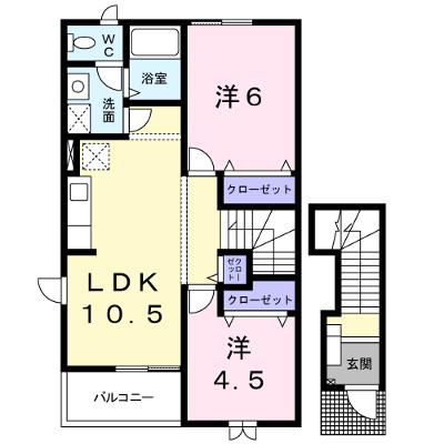 シュトラーセ　Ｂ 201【管理NO：1-011639702-02010】 ★家具家電は申し込み後に搬入します★の外観画像