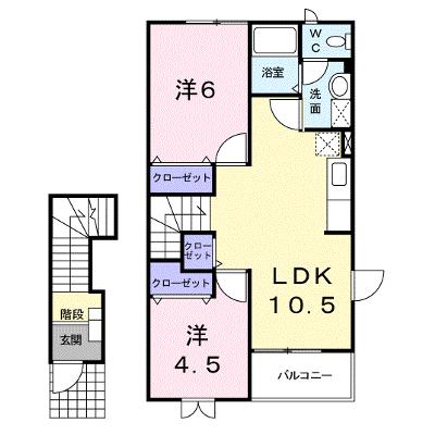 アルビオン　Ｄ 202【管理NO：1-011569801-02020】 ★家具家電は申し込み後に搬入します★の外観画像