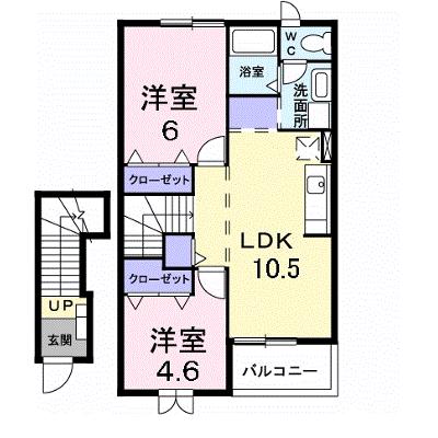 ウォーターフィールド　Ｄ 202【管理NO：1-011220702-02020】 ★家具家電は申し込み後に搬入しますの外観画像