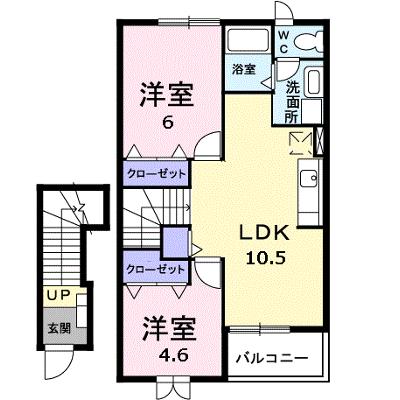 フォーリストガーデン　Ａ 202【管理NO：1-010982101-02020】 ★家具家電は申し込み後に搬入します★の外観画像