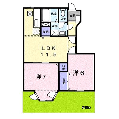ソレアードＭ 103【管理NO：1-010199501-01030】 ★家具家電は申し込み後に搬入します★の外観画像