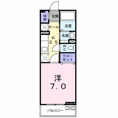 エスポワール 203【管理NO：1-014908401-02030】 ★家具家電は申し込み後に搬入します★ ★2026年08月中旬入居可能★の外観画像