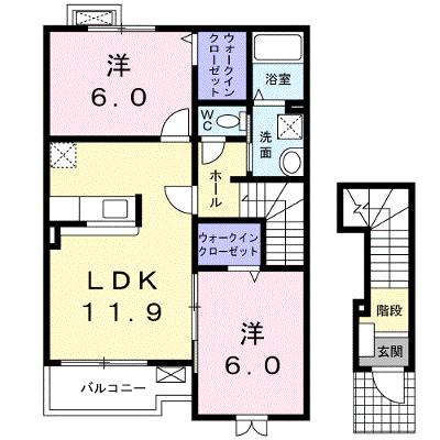 デスパシオ 202【管理NO：1-014424801-02020】 ★家具家電は申し込み後に搬入します★の外観画像