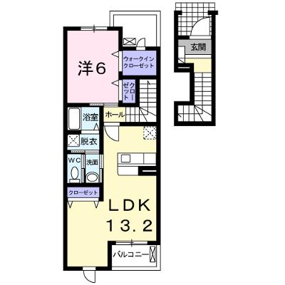 グランブルーＢ 202【管理NO：1-014093402-02020】 ★家具家電は申し込み後に搬入します 2026年07月下旬入居可能の外観画像