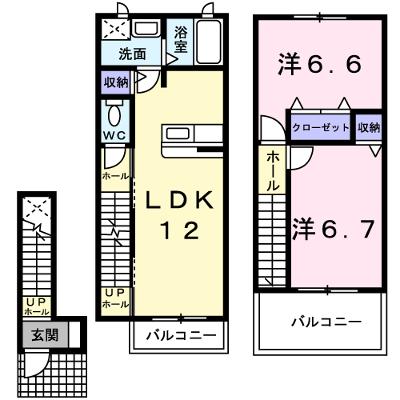 セイコーⅢ 206【管理NO：1-016708001-02050】 ★家具家電は申し込み後に搬入します★の外観画像