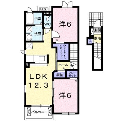 ベル　オーブ　Ⅰ 202【管理NO：1-015830701-02020】 ★家具家電は申し込み後に搬入します★の外観画像