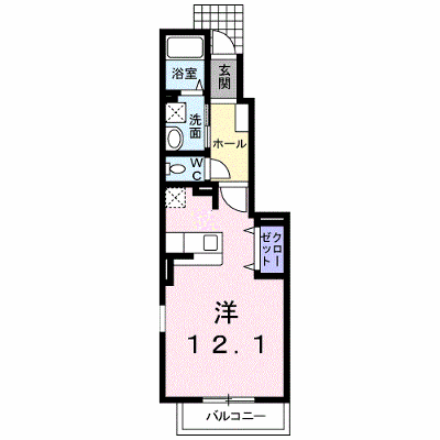 ラフレシールⅠ 105【管理NO：1-014476901-01040】 ★家具家電は申し込み後に搬入します★の外観画像