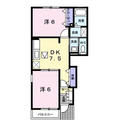 ジェルメ 101【管理NO：1-012720501-01010】 ★家具家電は申し込み後に搬入します★の外観画像
