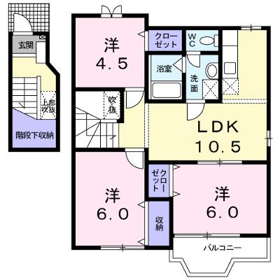 ピュア　リブ　Ｄ 201【管理NO：1-011584902-02010】 ★家具家電は申し込み後に搬入します 2026年07月下旬入居可能の外観画像