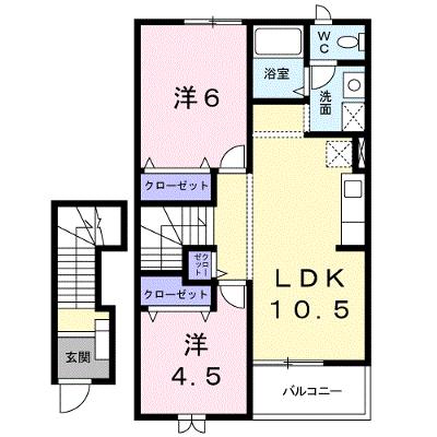カーサ・プラテリーアＡ 202【管理NO：1-011407401-02020】 ★家具家電は申し込み後に搬入しますの外観画像