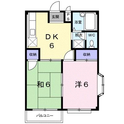メゾンドパストラルＢ 201【管理NO：1-002060602-02010】 ★家具家電は申し込み後に搬入しますの外観画像