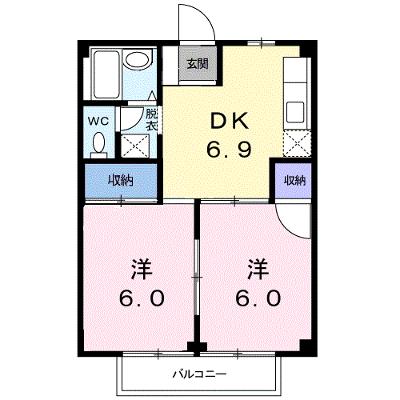 ハイツ葵 201【管理NO：1-001260001-02010】 ★家具家電は申し込み後に搬入します★の外観画像