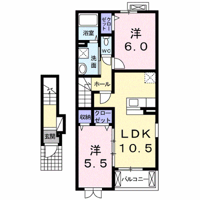 コスモヒルズ 206【管理NO：1-018795401-02050】 ★家具家電は申し込み後に搬入します★の外観画像