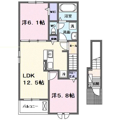 ヒルズ　サンリットⅡ 201【管理NO：1-028565301-02010】 ★家具家電は申し込み後に搬入します 2026年08月上旬入居可能の外観画像