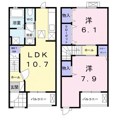 ブリアン 102【管理NO：1-024310901-01020】 ★家具家電は申し込み後に搬入しますの外観画像