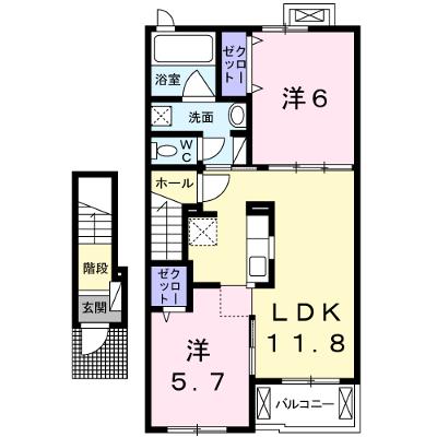 フラン　ボヌール 205【管理NO：1-024300901-02040】 ★家具家電は申し込み後に搬入します 2026年08月下旬入居可能の外観画像