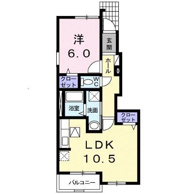 エヴァグリーン 105【管理NO：1-015581401-01040】 ★家具家電は申し込み後に搬入します 2026年08月上旬入居可能の外観画像