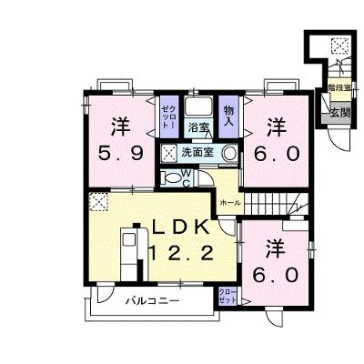 ヒカリ 201【管理NO：1-014815401-02010】 ★家具家電は申し込み後に搬入します★の外観画像
