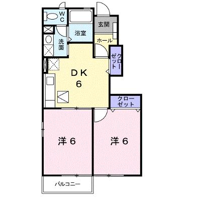 エスポアヒルズＡ 103【管理NO：1-010807101-01030】 ★家具家電は申し込み後に搬入しますの外観画像