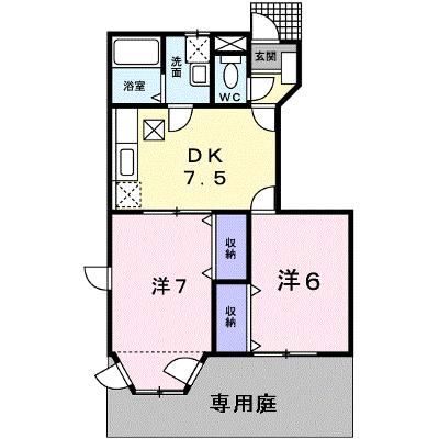 サンパティークＢ 103【管理NO：1-010726002-01030】 ★家具家電は申し込み後に搬入しますの外観画像