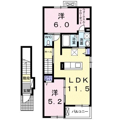 ディアコート　Ⅱ 206【管理NO：1-023176701-02050】 ★家具家電は申し込み後に搬入します★の外観画像