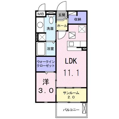 フィオーレ西都 103【管理NO：1-015069001-01030】 ★家具家電は申し込み後に搬入します 2026年07月下旬入居可能の外観画像