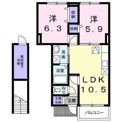 ラ・プリマベーラ 102【管理NO：1-012395101-01020】 ★家具家電は申し込み後に搬入しますの外観画像
