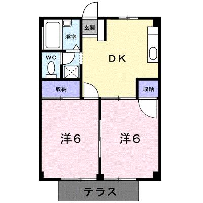シティハイツヤマト 101【管理NO：1-001123301-01010】 ★家具家電は申し込み後に搬入します★の外観画像