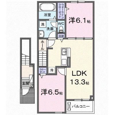アルソーレ芳川 205【管理NO：1-028593901-02040】 ★家具家電は申し込み後に搬入します 2026年09月下旬入居可能の外観画像