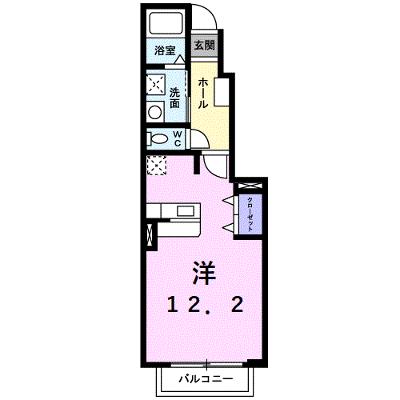 カーサ　ピーノ 103【管理NO：1-014389001-01030】 ★家具家電は申し込み後に搬入しますの外観画像