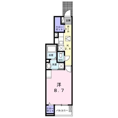 グラード　百間 105【管理NO：1-027678201-01040】 ★家具家電は申し込み後に搬入しますの外観画像