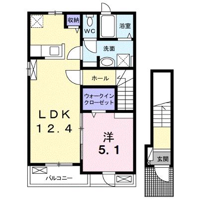 レジデンス北岩田　Ⅱ 201【管理NO：1-027479801-02010】 ★家具家電は申し込み後に搬入しますの外観画像
