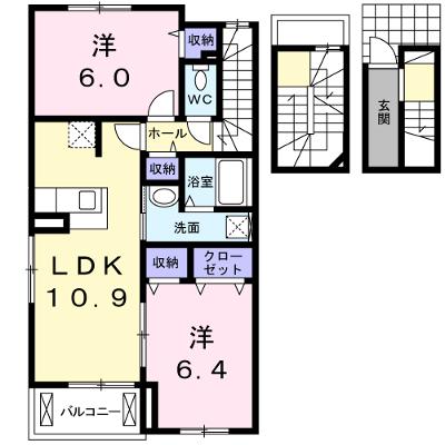 グランディアス．Ⅱ 305【管理NO：1-022139301-03040】 ★家具家電は申し込み後に搬入しますの外観画像