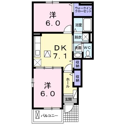 カーサ下五井 101【管理NO：1-017880701-01010】 ★家具家電は申し込み後に搬入しますの外観画像