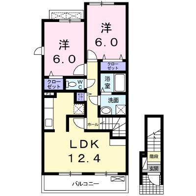 エスペランサ 201【管理NO：1-016838901-02010】 ★家具家電は申し込み後に搬入します★ ★2026年10月上旬入居可能★の外観画像