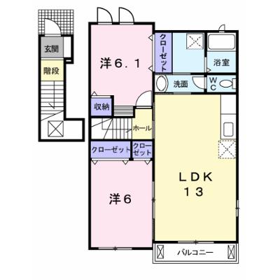 レスト　コリーヌ 201【管理NO：1-016145901-02010】 ★家具家電は申し込み後に搬入しますの外観画像