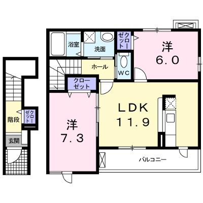 クラール２１ 205【管理NO：1-015262601-02040】 ★家具家電は申し込み後に搬入しますの外観画像