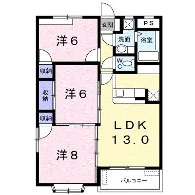 アネトス二本松 302【管理NO：1-099211001-03020】 ★家具家電は申し込み後に搬入しますの外観画像