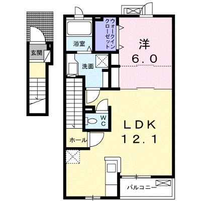 モデルノ　カーサ 202【管理NO：1-026204701-02020】 ★家具家電は申し込み後に搬入します 2026年08月上旬入居可能の外観画像