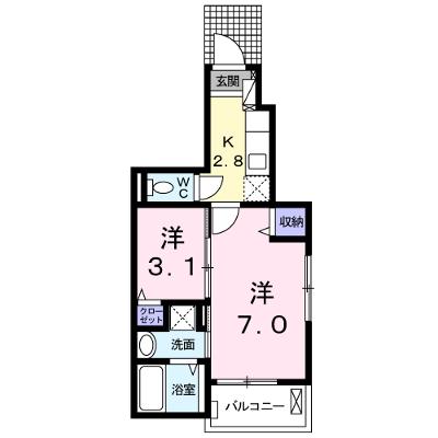 エレガントハウス夢 101【管理NO：1-023003101-01010】 ★家具家電は申し込み後に搬入します★の外観画像