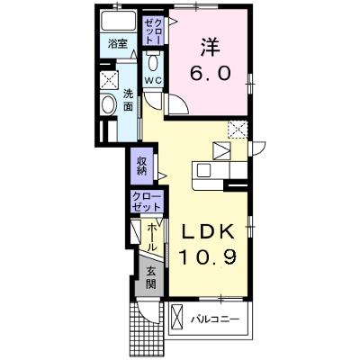 アンジュＳａｋｉ 102【管理NO：1-020133001-01020】 ★家具家電は申し込み後に搬入します 2026年07月下旬入居可能の外観画像