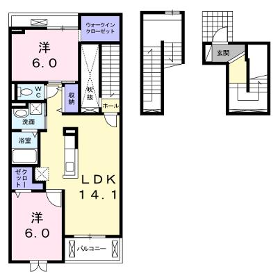 アイランド花月　Ⅲ 302【管理NO：1-018846302-03020】 ★家具家電は申し込み後に搬入しますの外観画像