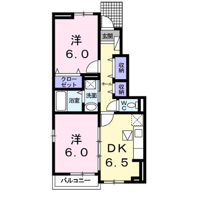 ル・シアンⅡ 102【管理NO：1-018203002-01020】 ★家具家電は申し込み後に搬入します 2026年08月上旬入居可能の外観画像